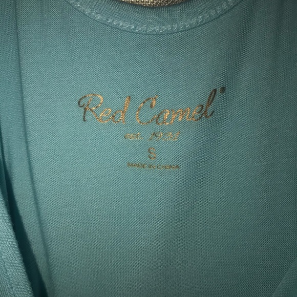 NWOT Red Camel side tie top w/ strappy back - Picture 3 of 3